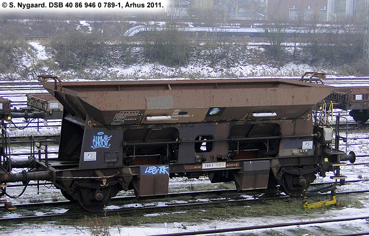 DSB Tjenestevogn 30 86 946 0 789-3 DSB Tjenestevogn 30 86 946 0 789-3