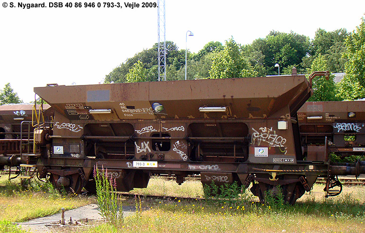 DSB Tjenestevogn 30 86 946 0 793-5 DSB Tjenestevogn 30 86 946 0 793-5