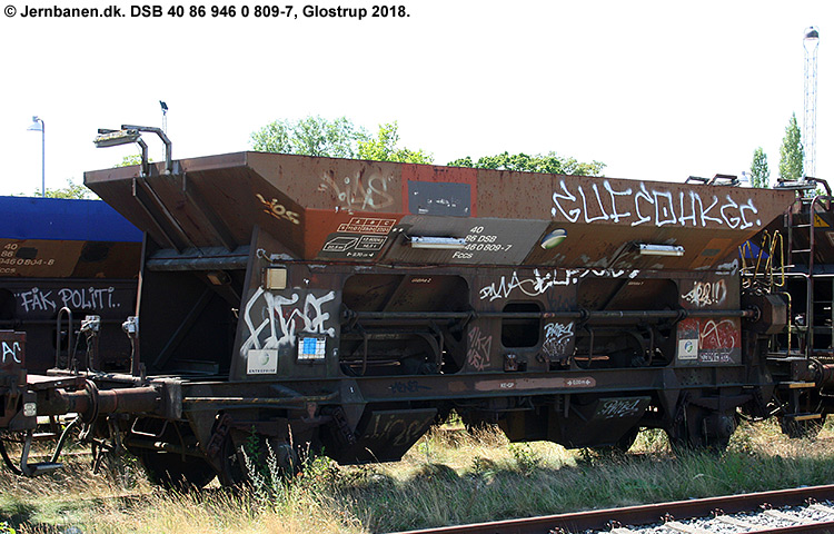 DSB Tjenestevogn 30 86 946 0 809-9 DSB Tjenestevogn 30 86 946 0 809-9