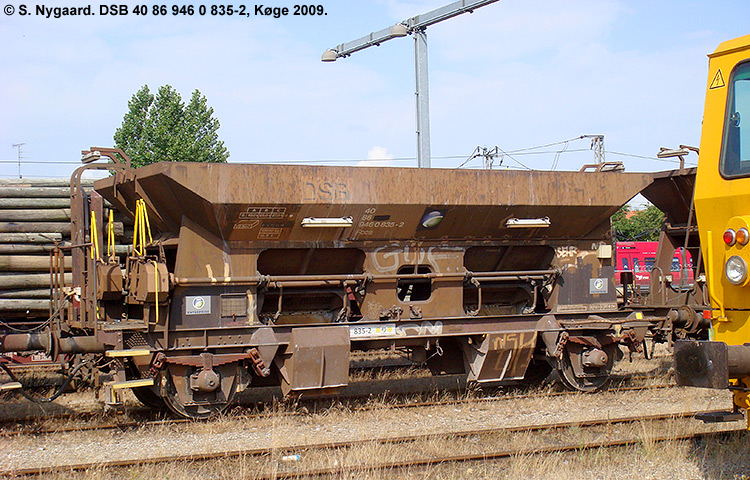 DSB Tjenestevogn 30 86 946 0 835-4 DSB Tjenestevogn 30 86 946 0 835-4