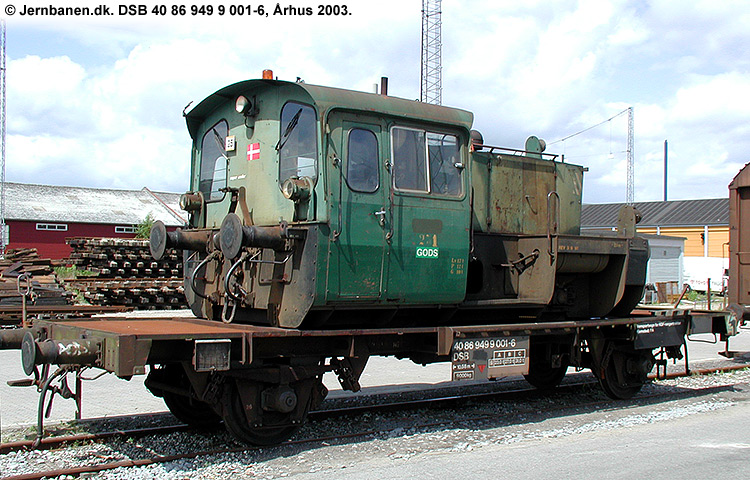 DSB Tjenestevogn 40 86 949 9 001-6 DSB Tjenestevogn 40 86 949 9 001-6