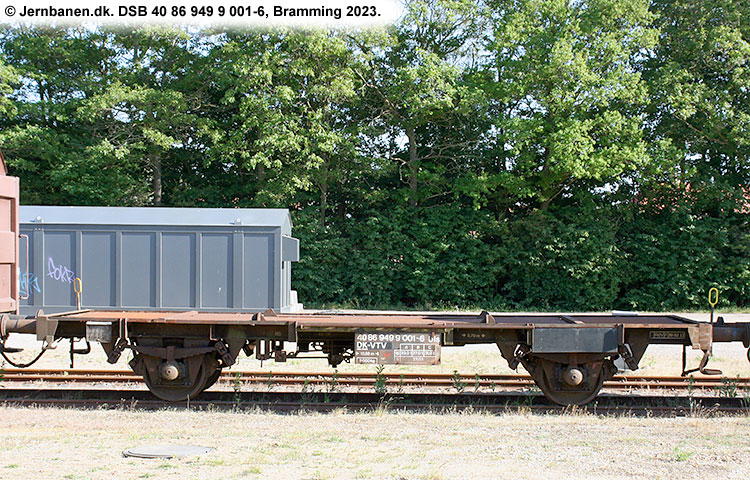 DSB Tjenestevogn 40 86 949 9 001-6 DSB Tjenestevogn 40 86 949 9 001-6