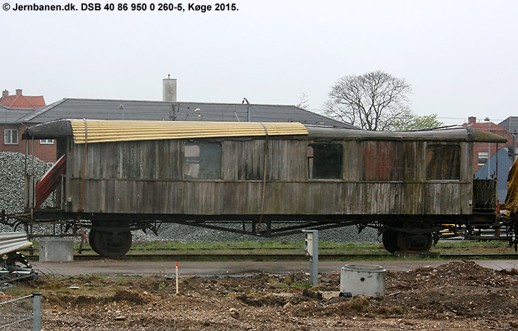 DSB Tjenestevogn 40 86 950 0 260-5