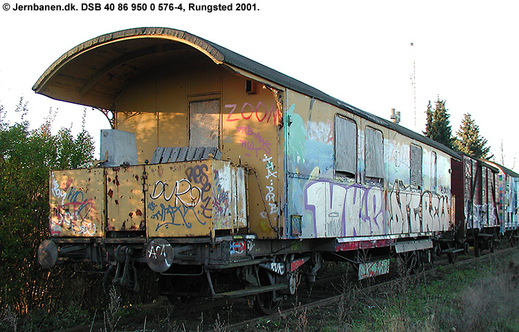 DSB Tjenestevogn 40 86 950 0 576-4 DSB Tjenestevogn 40 86 950 0 576-4