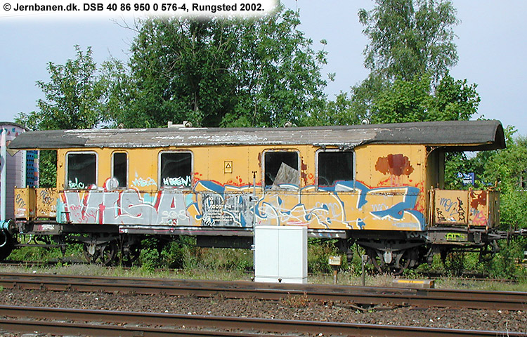 DSB Tjenestevogn 40 86 950 0 576-4 DSB Tjenestevogn 40 86 950 0 576-4