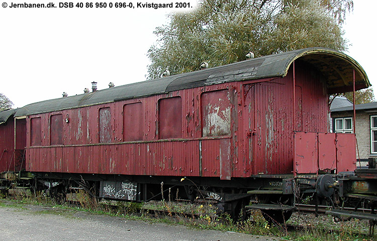 DSB Tjenestevogn 40 86 950 0 696-0