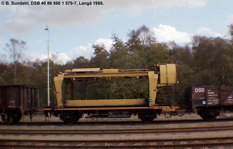 DSB Tjenestevogn 40 86 950 1 579-7 DSB Tjenestevogn 40 86 950 1 579-7