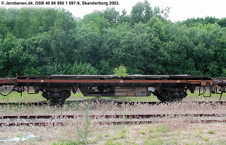 DSB Tjenestevogn 40 86 950 1 597-9 DSB Tjenestevogn 40 86 950 1 597-9