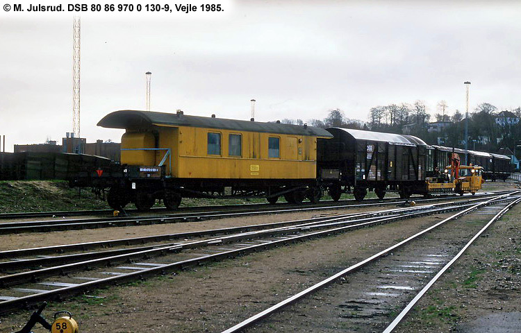 DSB Tjenestevogn 80 86 970 0 130-9 DSB Tjenestevogn 80 86 970 0 130-9