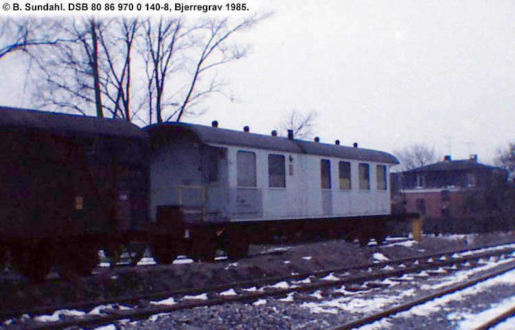 DSB Tjenestevogn 80 86 970 0 140-8 DSB Tjenestevogn 80 86 970 0 140-8