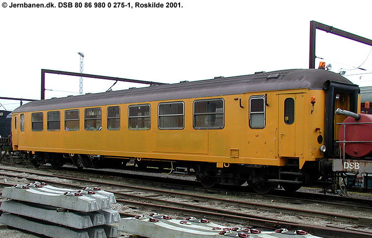 DSB Tjenestevogn 80 86 980 0 275-1