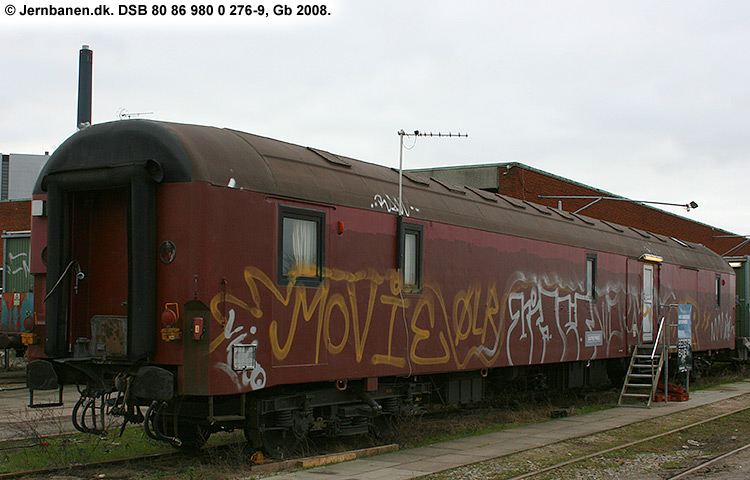 DSB Tjenestevogn 80 86 980 0 276-9 DSB Tjenestevogn 80 86 980 0 276-9