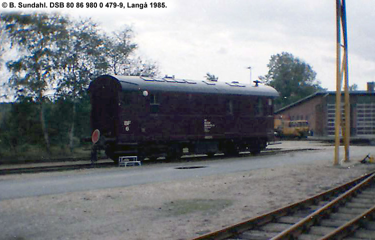 DSB Tjenestevogn 80 86 980 0 479-9 DSB Tjenestevogn 80 86 980 0 479-9