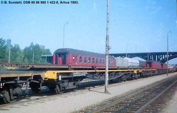DSB Tjenestevogn 80 86 980 1 422-8 DSB Tjenestevogn 80 86 980 1 422-8