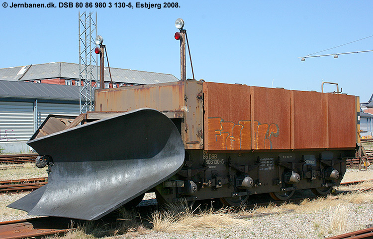 DSB Tjenestevogn 80 86 980 3 130-5 DSB Tjenestevogn 80 86 980 3 130-5