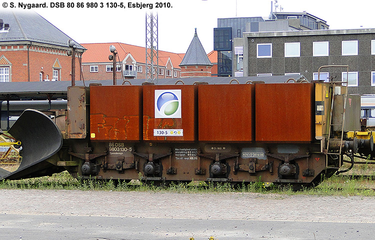 DSB Tjenestevogn 80 86 980 3 130-5 DSB Tjenestevogn 80 86 980 3 130-5