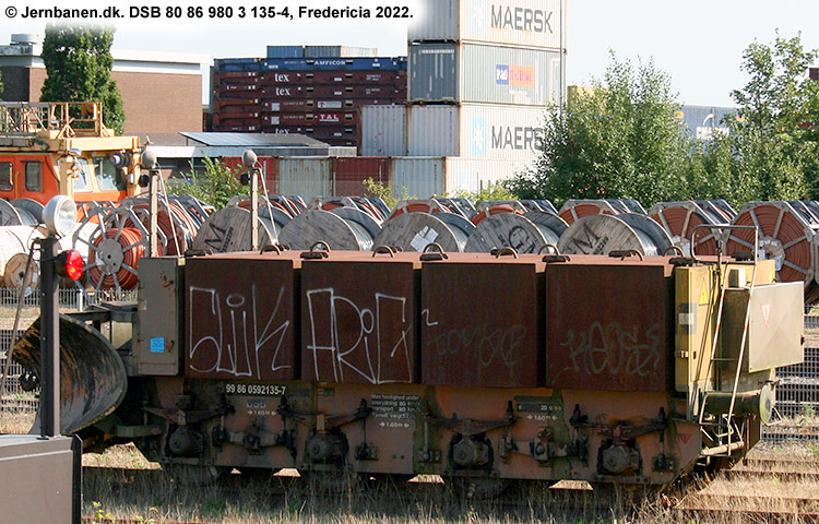 DSB Tjenestevogn 80 86 980 3 135-4 DSB Tjenestevogn 80 86 980 3 135-4