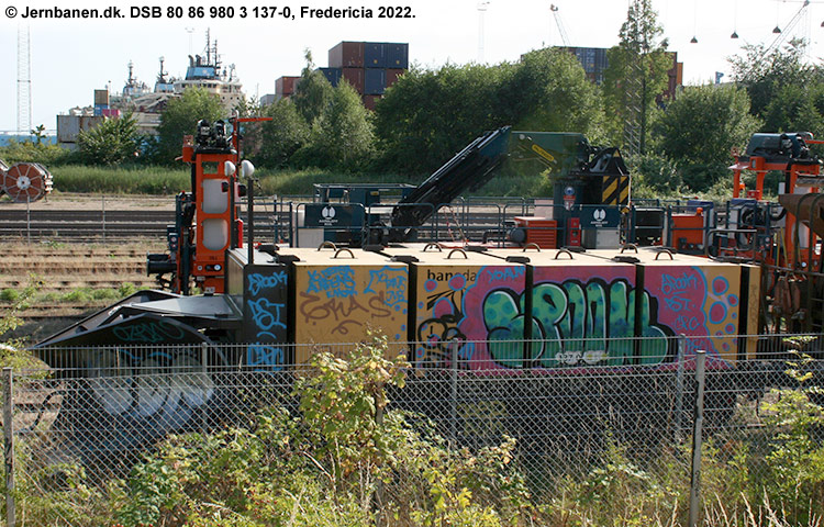 DSB Tjenestevogn 80 86 980 3 137-0 DSB Tjenestevogn 80 86 980 3 137-0
