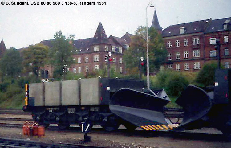 DSB Tjenestevogn 80 86 980 3 138-8 DSB Tjenestevogn 80 86 980 3 138-8