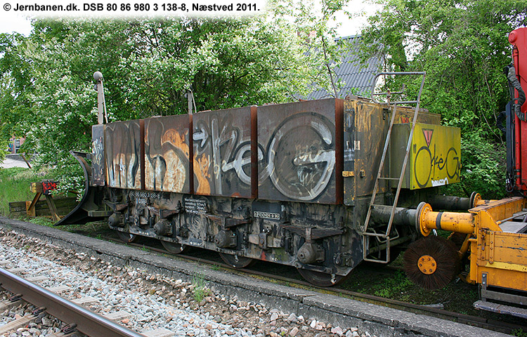 DSB Tjenestevogn 80 86 980 3 138-8 DSB Tjenestevogn 80 86 980 3 138-8