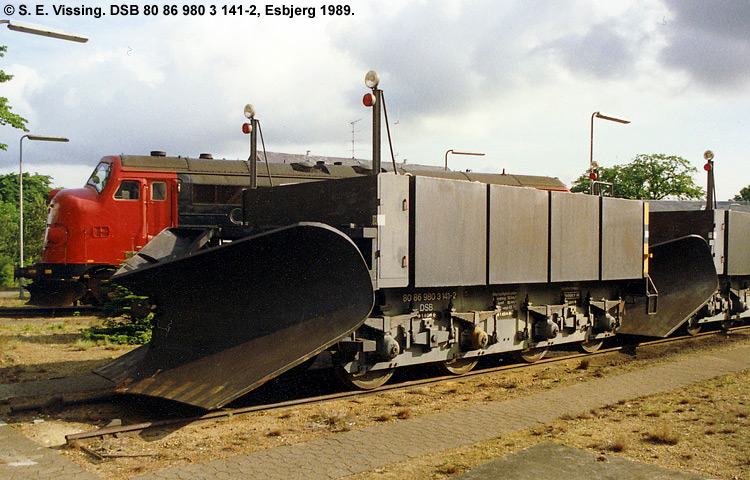 DSB Tjenestevogn 80 86 980 3 141-2 DSB Tjenestevogn 80 86 980 3 141-2