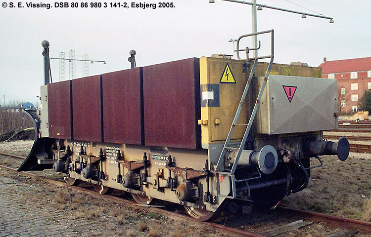 DSB Tjenestevogn 80 86 980 3 141-2 DSB Tjenestevogn 80 86 980 3 141-2