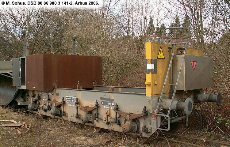 DSB Tjenestevogn 80 86 980 3 141-2 DSB Tjenestevogn 80 86 980 3 141-2
