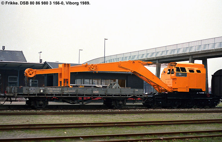 DSB Tjenestevogn 80 86 980 3 156-0 DSB Tjenestevogn 80 86 980 3 156-0