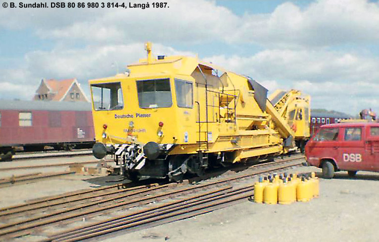 DSB Tjenestevogn 80 86 980 3 814-4 DSB Tjenestevogn 80 86 980 3 814-4