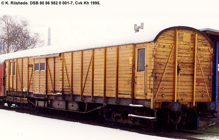 DSB Tjenestevogn 80 86 982 0 001-7 DSB Tjenestevogn 80 86 982 0 001-7