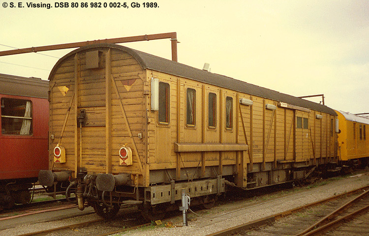 DSB Tjenestevogn 80 86 982 0 002-5 DSB Tjenestevogn 80 86 982 0 002-5