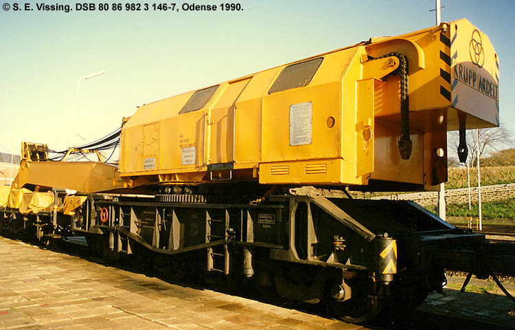 DSB Tjenestevogn 80 86 982 3 146-7 DSB Tjenestevogn 80 86 982 3 146-7