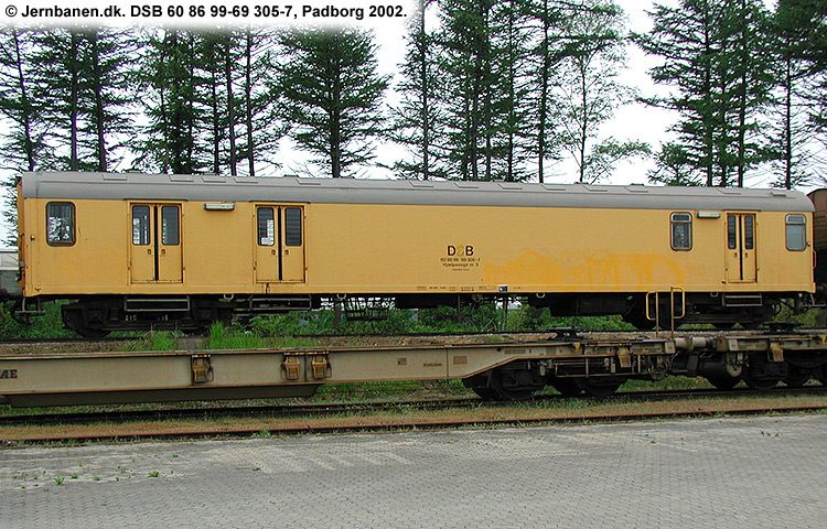 DSB Tjenestevogn 60 86 99-69 305-7 DSB Tjenestevogn 60 86 99-69 305-7
