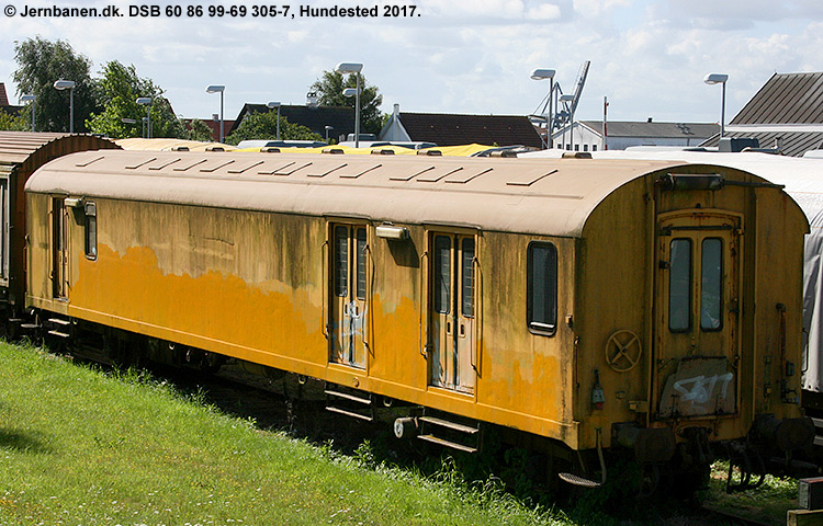 DSB Tjenestevogn 60 86 99-69 305-7 DSB Tjenestevogn 60 86 99-69 305-7
