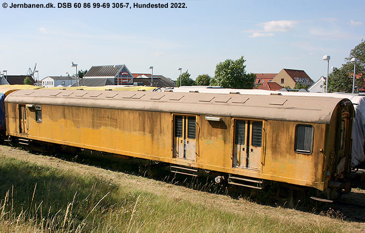 DSB Tjenestevogn 60 86 99-69 305-7 DSB Tjenestevogn 60 86 99-69 305-7