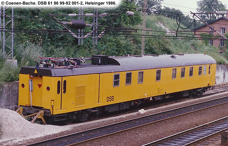 DSB Tjenestevogn 61 86 99-92 001-2 DSB Tjenestevogn 61 86 99-92 001-2