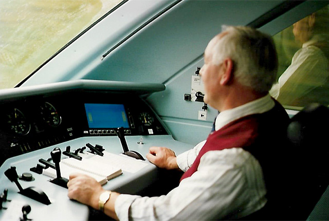 Lokoførerens plads ved 250 km/t