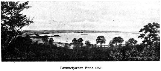 Lammefjorden anno 1850