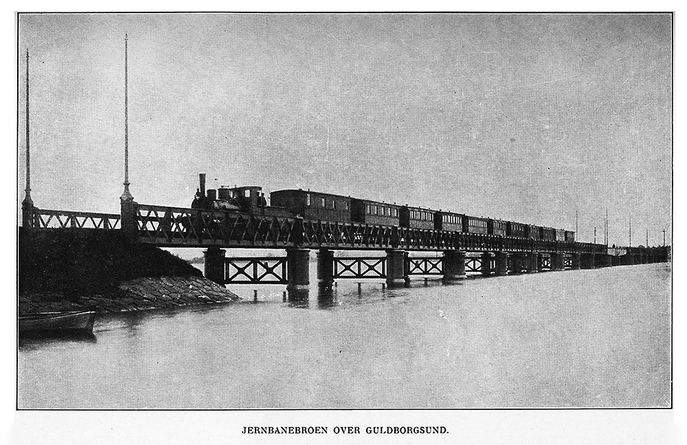 Jernbanebroen over Guldborgsund