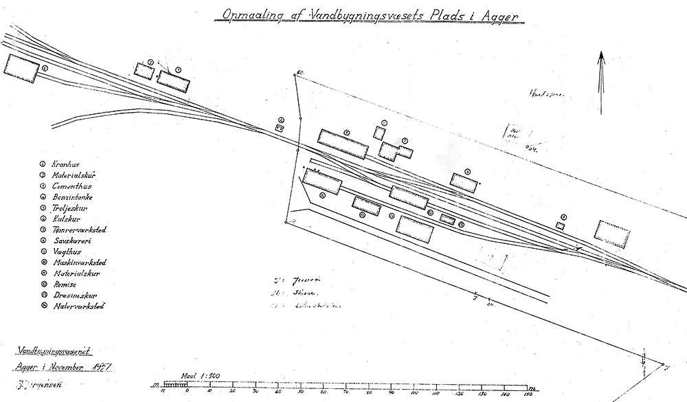 Agger sporplan 1937