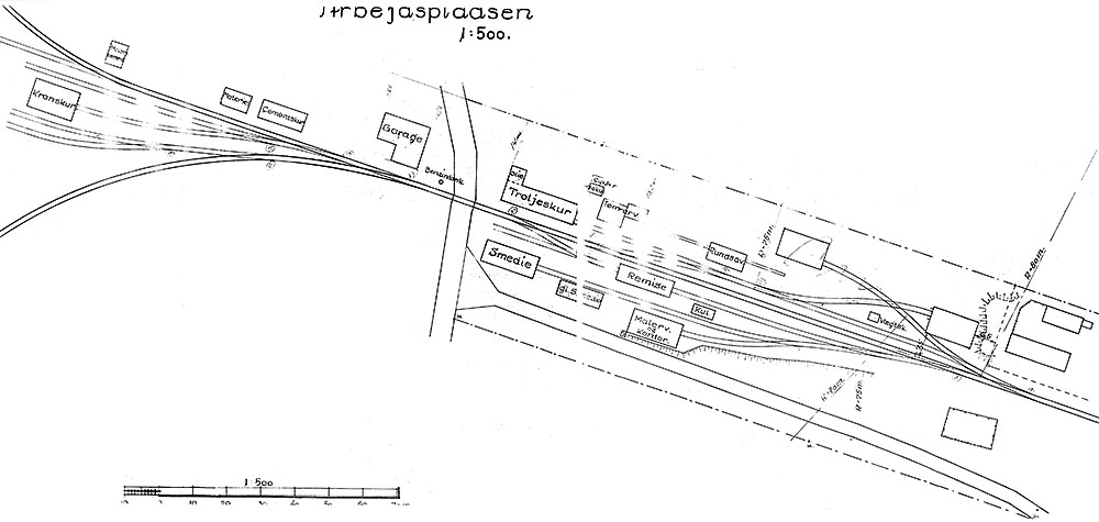 Agger sporplan 1941
