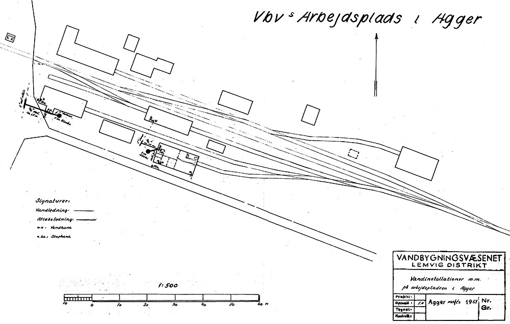 Agger sporplan 1951