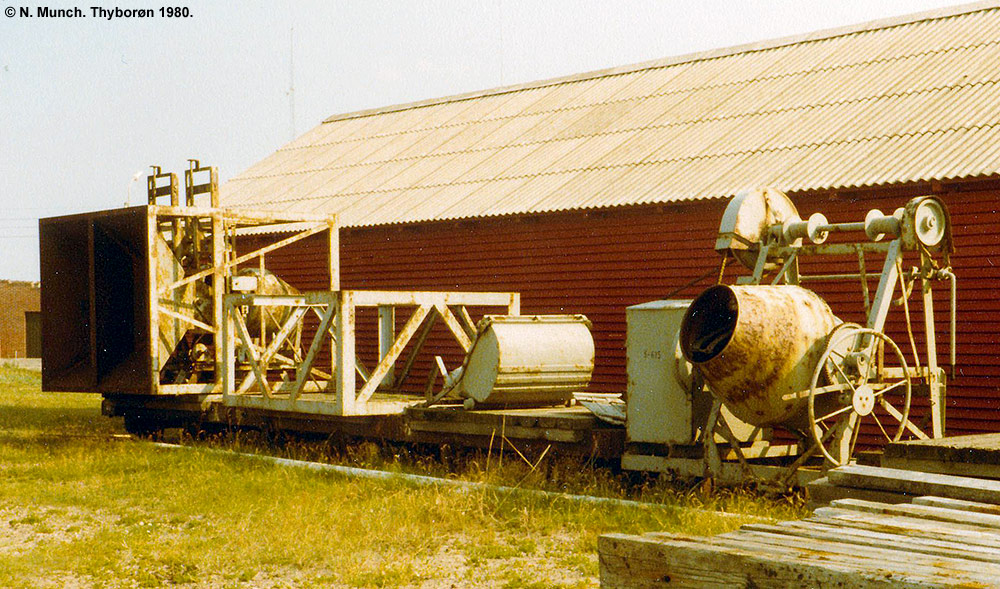 VBV betontog i Thyborøn 1980