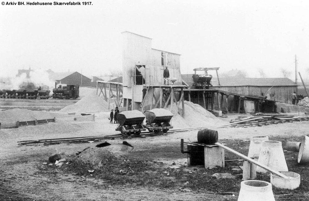 Hedehusene Skærvefabrik granitknuser 1917