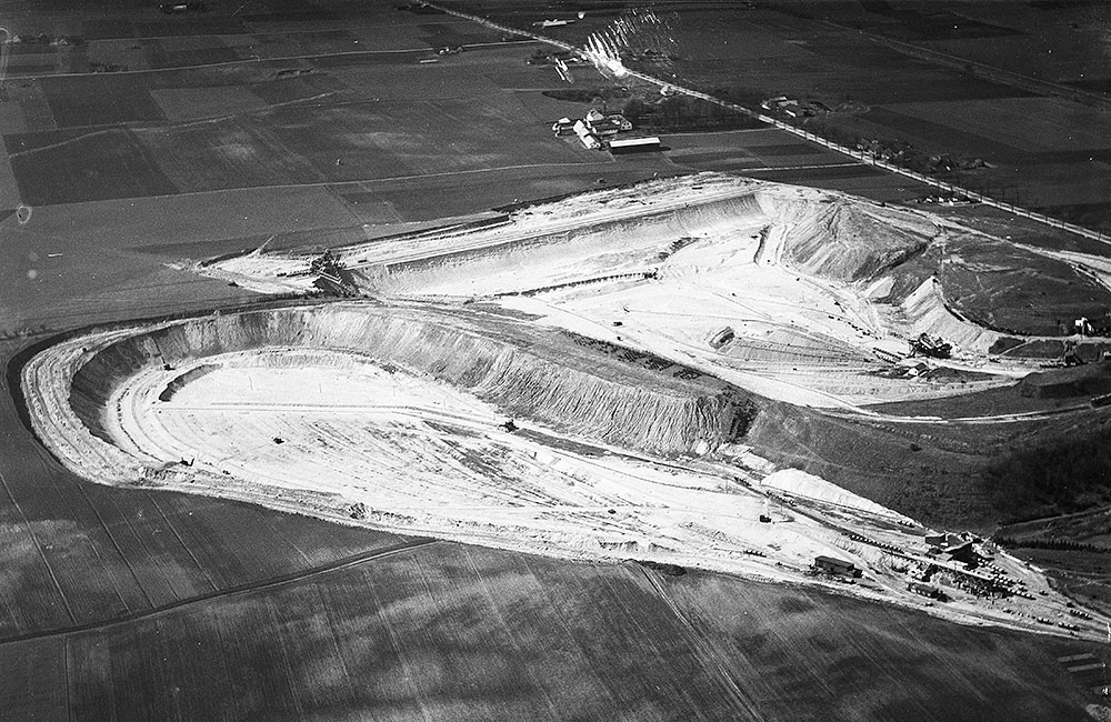Hedehusene Skærvefabrik luftfoto 1932