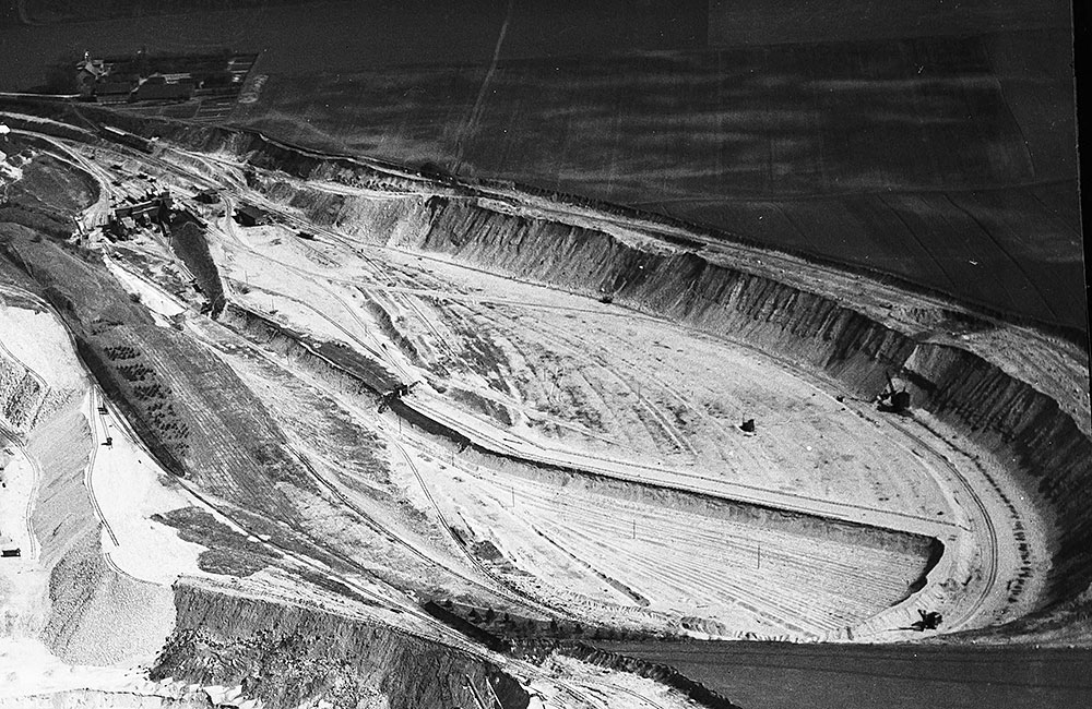 Hedehusene Skærvefabrik luftfoto 1932