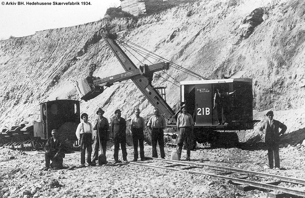 Ruston-Bucyrus 21B gravemaskine 1934