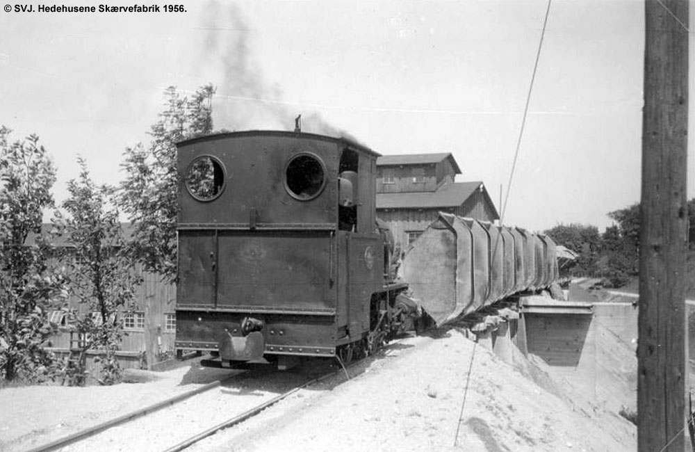 Hedehusene Skærvefabrik Krauss lok 1956