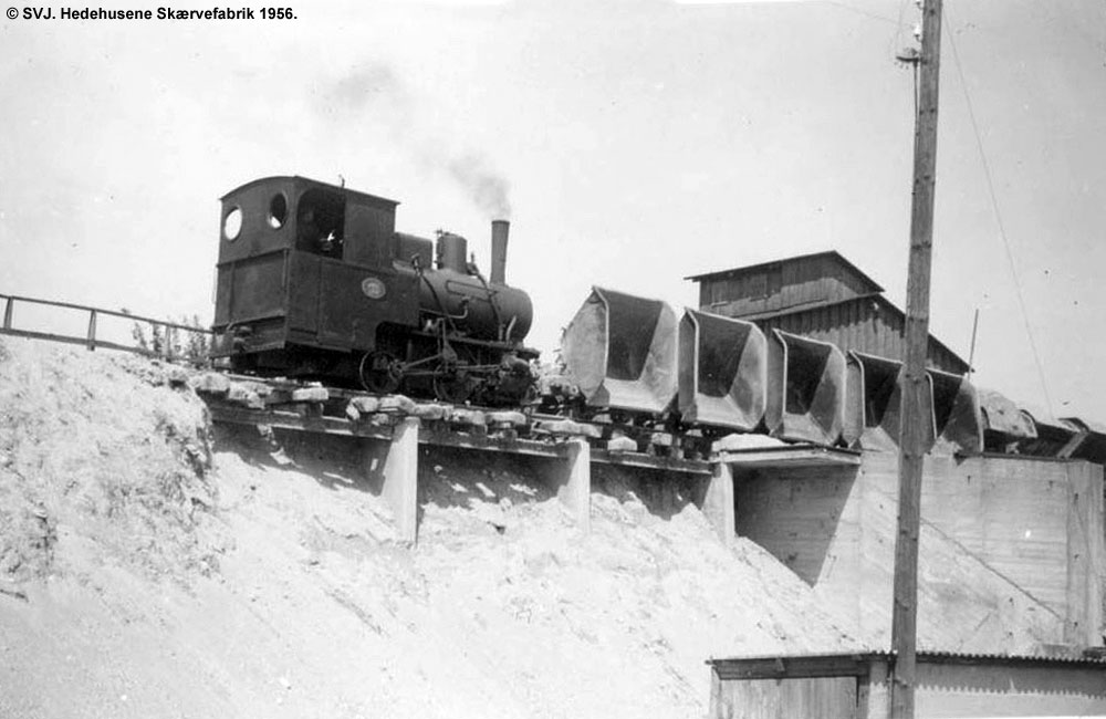Hedehusene Skærvefabrik Krauss lok 1956
