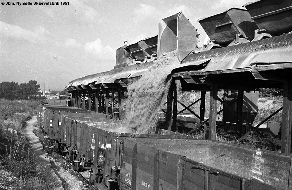 Nymølle Skærvefabrik 1951